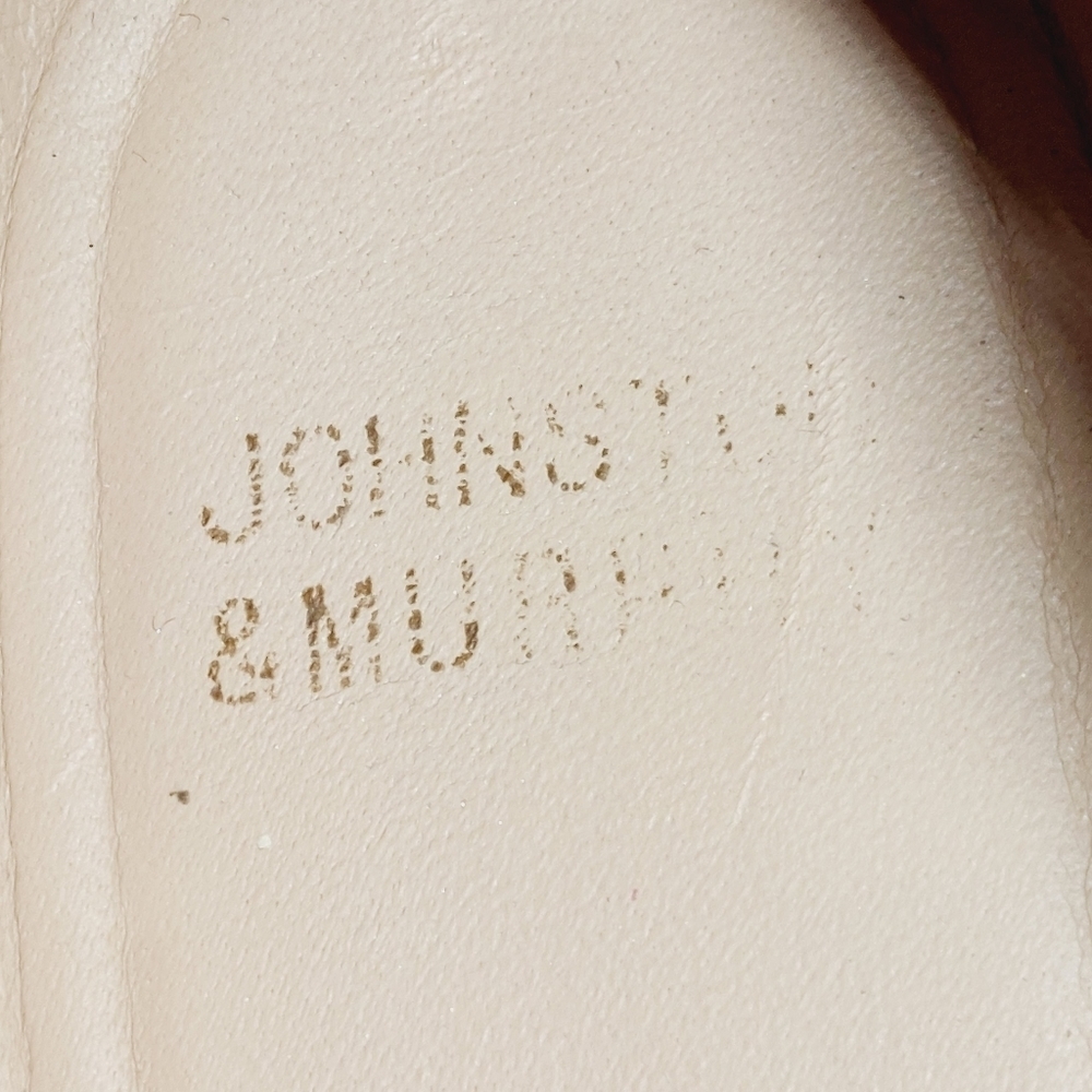 Johnston & Murphy Gray Laser Cut Leather Elastic Gore Loafers Sneakers E966 - Picture 8 of 14